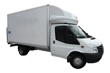 Van Hire Oldham - Ford Luton Box Tail Lift - Van hire Oldham